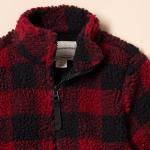 Toddler Boys' Red Sherpa Full-Zip Jacket, 3T