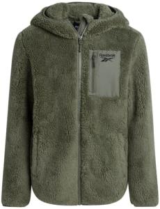 Reebok Girls Sherpa Full Zip Fleece Jacket