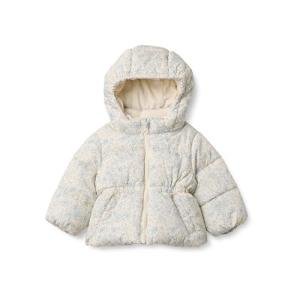 Toddler Girls' Water-Resistant Hooded Puffer Jacket