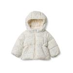 Toddler Girls' Water-Resistant Hooded Puffer Jacket