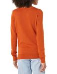 Amazon Essentials Women's Lightweight Crewneck Sweater, Rust