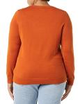 Amazon Essentials Women's Lightweight Crewneck Sweater, Rust