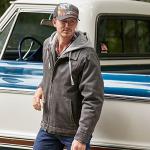 Whitetails Men's Water-Resistant Hooded Casual Coat