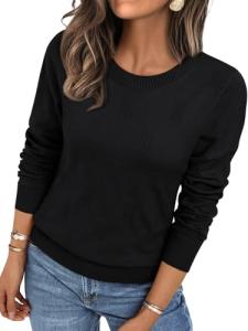 LILLUSORY Women's Lightweight Long Sleeve Knit Sweater