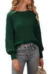 PrettyGarden Women's Chunky Knit Pullover Sweater