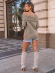 Cozy Off-the-Shoulder Oversized Sweater for Women