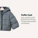 Toddler Boys' Water-Resistant Hooded Puffer Jacket