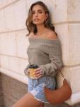 Cozy Off-the-Shoulder Oversized Sweater for Women