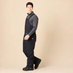 Men's Water-Resistant Insulated Snow Bib Overalls