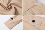 Khaki Hooded Trench Coat for Girls 13-14 Years