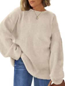 LILLUSORY Women's Oversized Cozy Chunky Sweater