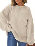 LILLUSORY Women's Oversized Cozy Chunky Sweater