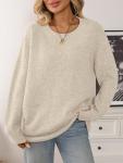 LILLUSORY Women's Oversized Cozy Chunky Sweater