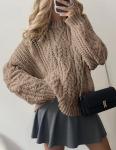 Women's Oversized Cable Knit Fall Sweater