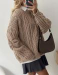 Women's Oversized Cable Knit Fall Sweater