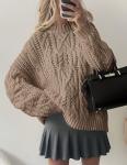Women's Oversized Cable Knit Fall Sweater