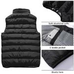 Men's Black Casual Padded Vest Jacket - XL