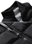 Men's Black Casual Padded Vest Jacket - XL