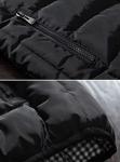 Men's Black Casual Padded Vest Jacket - XL