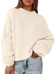PRETTYGARDEN Women's Oversized Knit Sweater Top