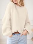 PRETTYGARDEN Women's Oversized Knit Sweater Top