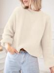 PRETTYGARDEN Women's Oversized Knit Sweater Top