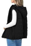 PRETTYGARDEN Women's Hooded Casual Vest Jacket