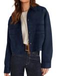 PRETTYGARDEN Women's Lightweight Faux Suede Jacket