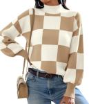 Trendy Women's Turtleneck Sweater Pullover Outfit