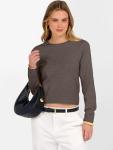 ANRABESS Women's Cropped Long Sleeve Sweater Top