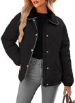 Dokotoo Women's Trendy Winter Quilted Puffer Jacket