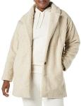 Daily Ritual Women's Teddy Bear Fleece Coat - Sand