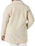 Daily Ritual Women's Teddy Bear Fleece Coat - Sand
