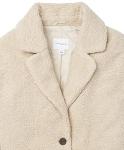 Daily Ritual Women's Teddy Bear Fleece Coat - Sand