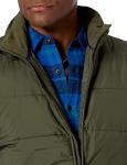 Men's Insulated Puffer Vest - Olive, Large