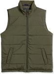 Men's Insulated Puffer Vest - Olive, Large