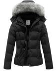 GGleaf Women's Warm Quilted Hooded Puffer Jacket