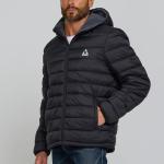 Men's Warm Quilted Sherpa-Lined Puffer Jacket