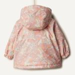 Baby Girls' Waterproof Rain Jacket - Peach Floral