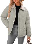 Trendy Women's Diamond Quilted Winter Puffer Jacket