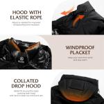 IKAZZ Women's Stylish Long Winter Parka Jacket