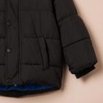 Boys' Black Heavyweight Hooded Puffer Jacket