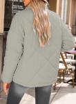 Trendy Women's Diamond Quilted Winter Puffer Jacket