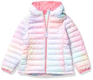 Toddler Girls' Pink Ombre Packable Puffer Jacket