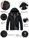 GEMYSE Men's Waterproof Ski Jacket - Black