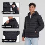 Men's Lightweight Packable Puffer Jacket with Hood