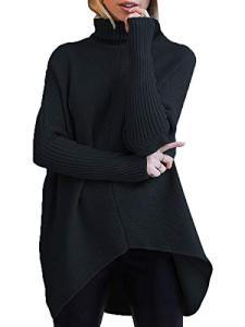 Cozy Oversized Turtleneck Sweater for Women