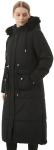Moerdeng Women's Waterproof Maxi Puffer Coat with Hood