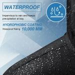 Men's Waterproof Ski Jacket with Detachable Hood