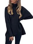 Cozy Oversized Turtleneck Sweater for Women